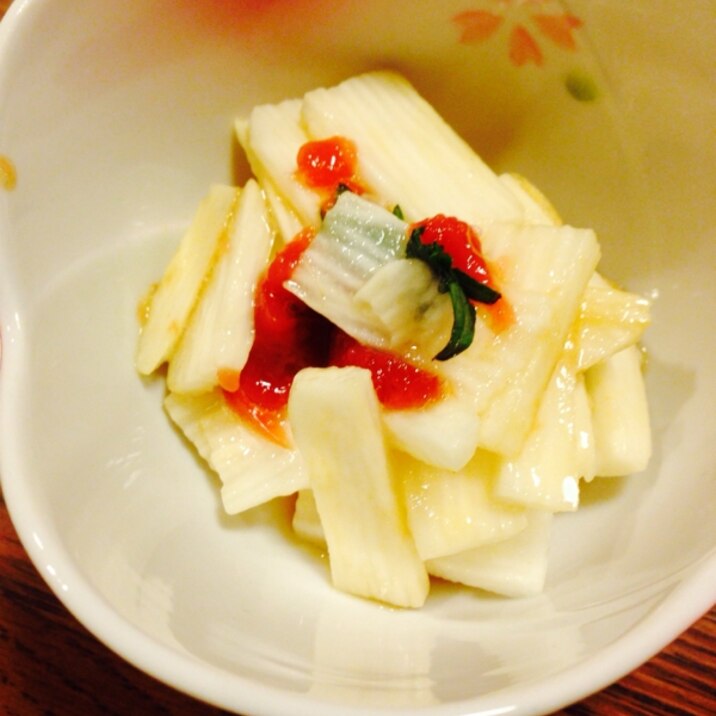 簡単!山芋の梅肉和え!